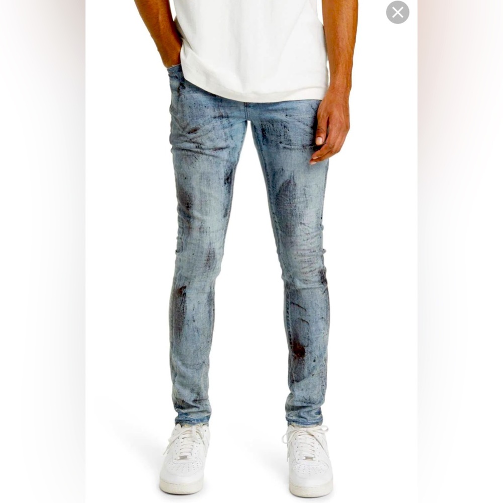 Purple Brand Indigo x Ray with Black FoilJeans